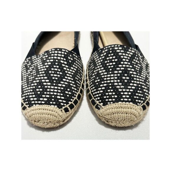 Sperry Katama Cape Tribal Print Espadrille Slip‎ On Flats Black White Women’s 8 - Picture 2 of 8
